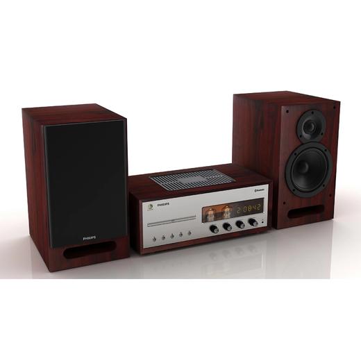 国际版本 飞利浦&Britz HIFI 电子管胆CD蓝牙桌面复古组合音响 商品图1