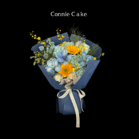 男士鲜花沉稳蓝色系