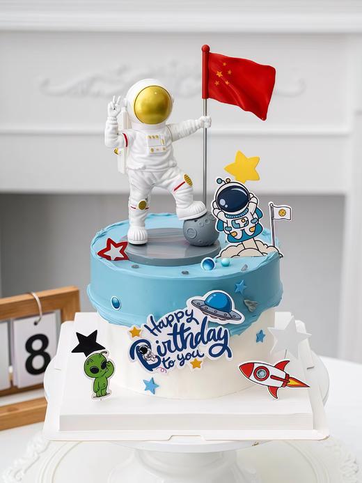 【梦想宇航员9】叮当CAKE爆款儿童蛋糕-鲜果奶油蛋糕 商品图0