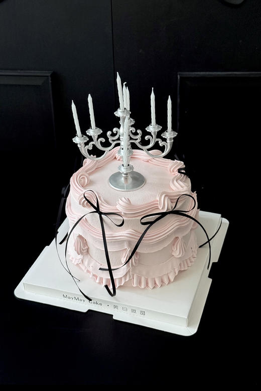 复古粉色·烛台蛋糕【B5170】 商品图0