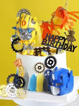 【变形金刚2】叮当CAKE爆款儿童蛋糕-鲜果奶油蛋糕