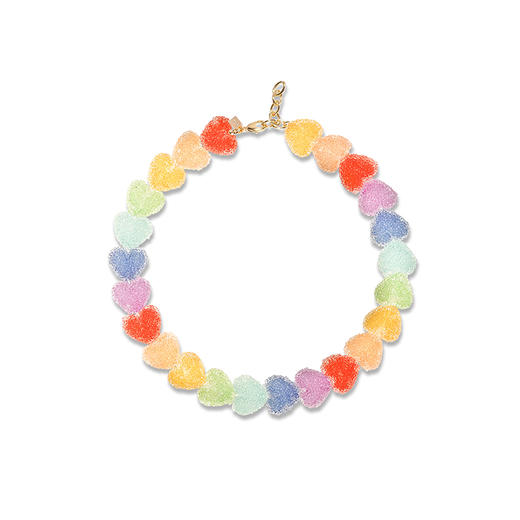 北京仓｜CRYSTAL HAZE-Jelly Heart-彩虹色 爱心 项链［挪威设计师］ 商品图1