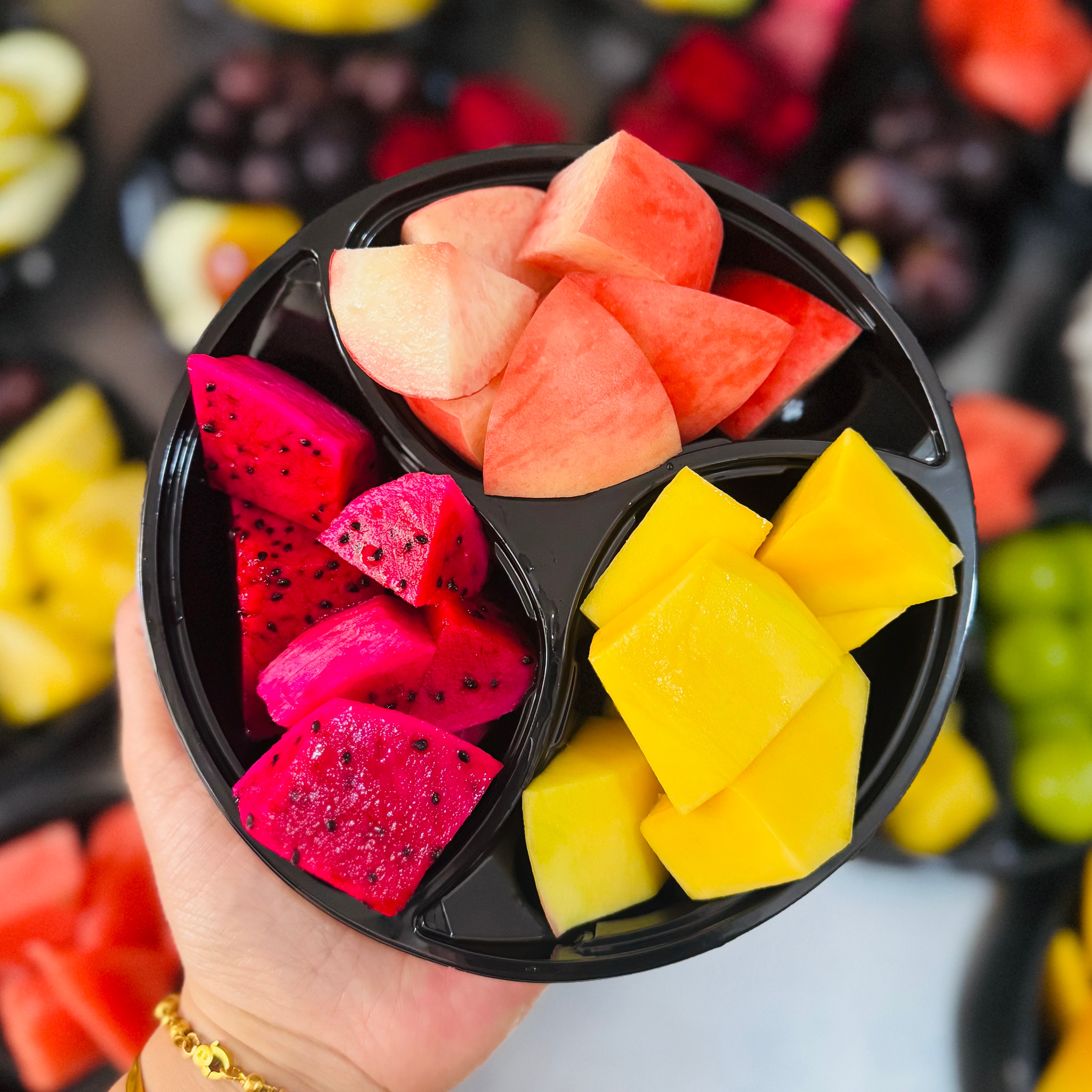 三拼果切盒 300g