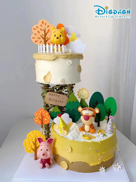 【悬浮维尼的秋霞】叮当CAKE祝寿蛋糕-鲜果奶油蛋糕 商品图0