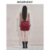 玛克门店发货：MAXRIENY复古暗红色蝴蝶结半裙(货号:MC85SK795) 商品缩略图2