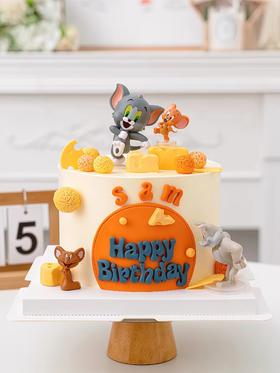 【猫和老鼠2】叮当CAKE爆款儿童蛋糕-鲜果奶油蛋糕