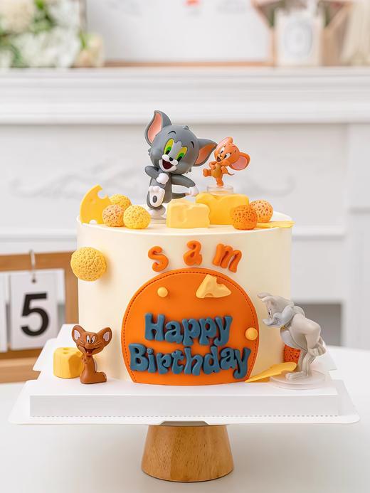 【猫和老鼠2】叮当CAKE爆款儿童蛋糕-鲜果奶油蛋糕 商品图0