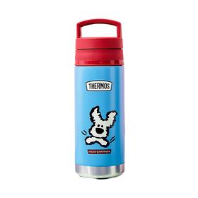 THERMOS 膳魔师 高真空不锈钢保温杯 TCFA-570S BR (AR) 570ml 直饮杯 蓝色