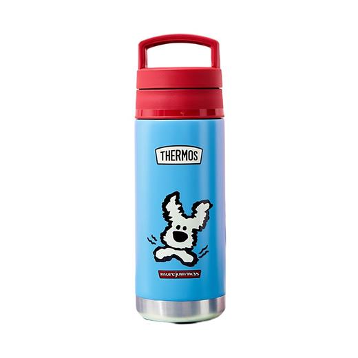 THERMOS 膳魔师 高真空不锈钢保温杯 TCFA-570S BR (AR) 570ml 直饮杯 蓝色 商品图0