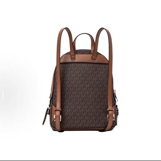 Michael Kors 奥莱款  JAYCEE超小号PVC印花配皮女士双肩包 772-35T2G8TB1B-BROWN 商品图1