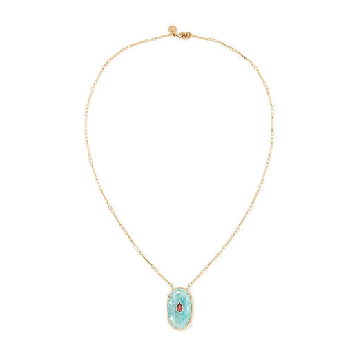 北京仓｜ROOM SERVICE-CHEEMA-亚马逊石 吊坠 项链［法国设计师］ 商品图7