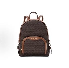 Michael Kors 奥莱款  JAYCEE超小号PVC印花配皮女士双肩包 772-35T2G8TB1B-BROWN