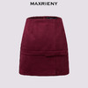 玛克门店发货：MAXRIENY复古暗红色蝴蝶结半裙(货号:MC85SK795) 商品缩略图3