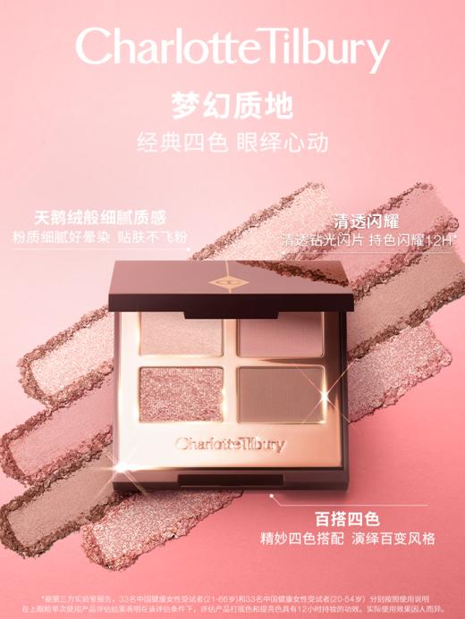 CT夏洛特蒂铂丽四色眼影盘枕边话ee细腻持妆赵露思许妍同款5.2g 商品图1