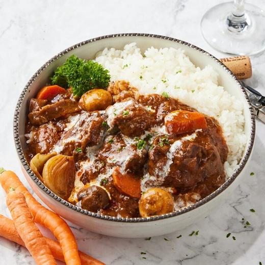 法式红酒炖牛肉饭 French Red Wine Beef Stew with Rice 商品图0