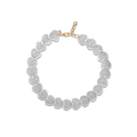 在途3周到｜CRYSTAL HAZE-Jelly Heart-贝壳灰色 爱心 项链［挪威设计师］