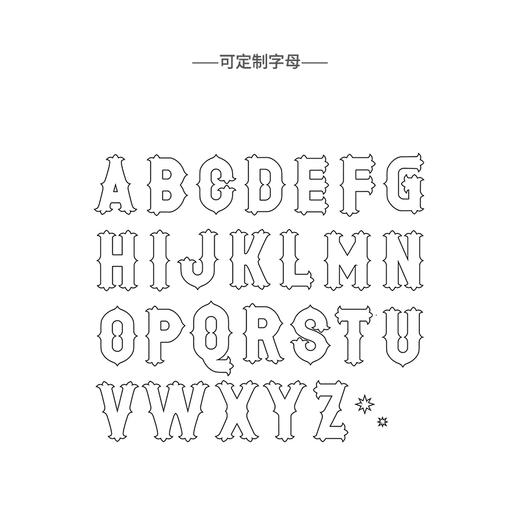 订购10周到｜Shinkai-glyph-字母 星星 戒指［日本设计师］ 商品图8