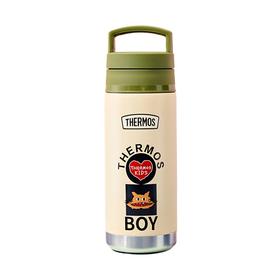 THERMOS 膳魔师 高真空不锈钢保温杯 TCFA-570S BG (AR) 570ml 直饮杯 米绿色