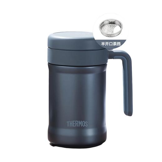 THERMOS 膳魔师 高真空不锈钢保温杯 TCNE-500S BL 530ml 茶杯 冷黛 商品图0