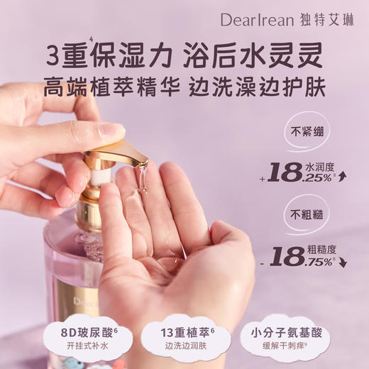 DearIrean独特艾琳 Eteecy浮靡-你值得香氛治愈礼盒 (沐浴露+护手霜) 高端植萃精华 温和亲肤 48小时发货 商品图6