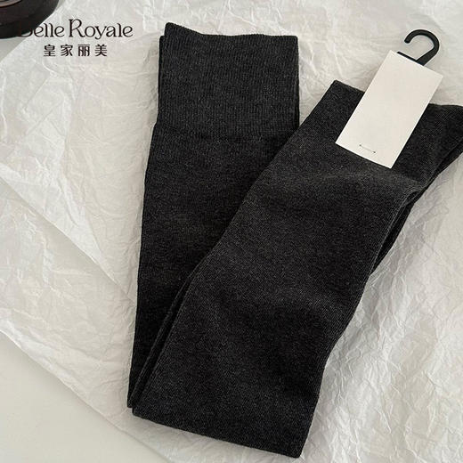 皇家丽美【69元3双，下单数量拍3】棉质小腿袜女超柔无骨袜长筒袜及膝袜WZM3696 商品图2
