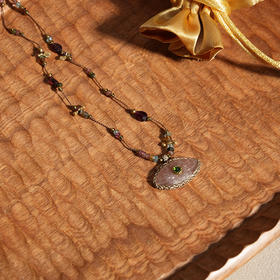 北京仓｜ROOM SERVICE-IRIS-石英石 眼睛形 吊坠 项链［法国设计师］