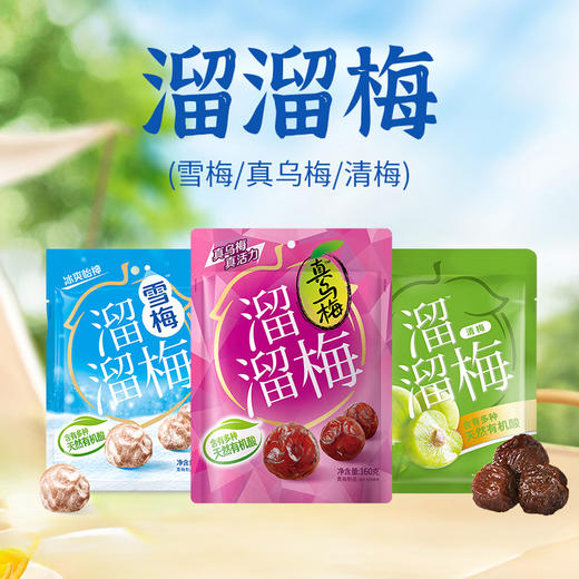 溜溜梅雪梅|真乌梅|清梅160g 商品图0