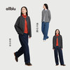 【冬Vol.0】allblu女装【运动牛仔】25夏抓绒萝卜裤“体感像运动裤挺括有型”ZY 商品缩略图3