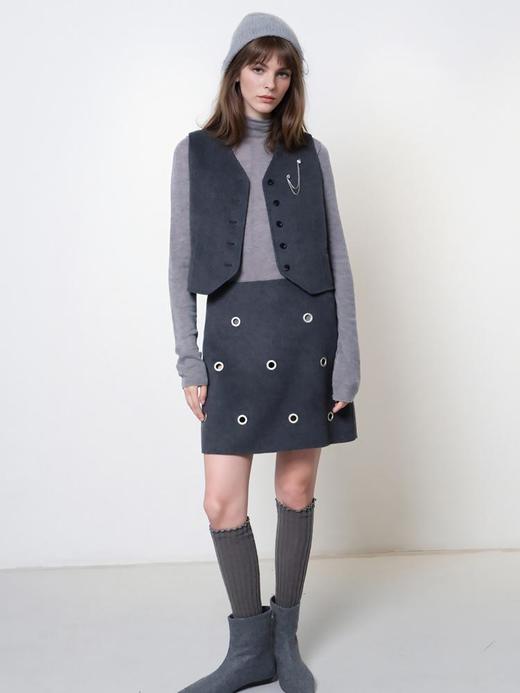 双面呢马甲 商品图0