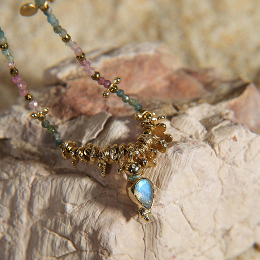 北京仓｜ROOM SERVICE-GAYA-串珠 椭圆 吊坠 项链［法国设计师］ 商品图1