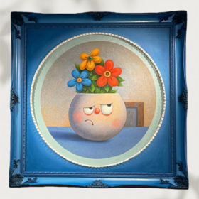 黎贯宇《花》原作