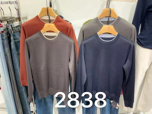 男装25秋冬新品休闲圆领针织长袖2219-A2838 商品图0