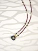 MELI&MOLI| 黑耀石小号福袋镶莲花吊坠沉香珠点缀珠串项链 商品缩略图3