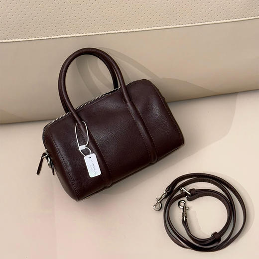 【部分现货，不退不换】良木礼植鞣牛皮手拎包（Q2591620） 商品图0