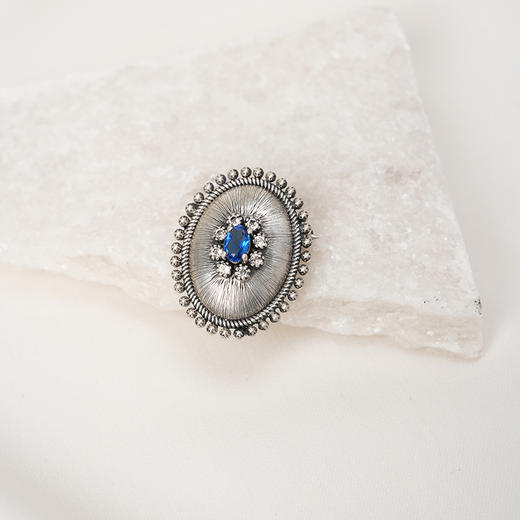 北京仓｜Dorothee sausset-VOLGA BROOCH 2-白色 托帕石 胸针［法国设计师］ 商品图1