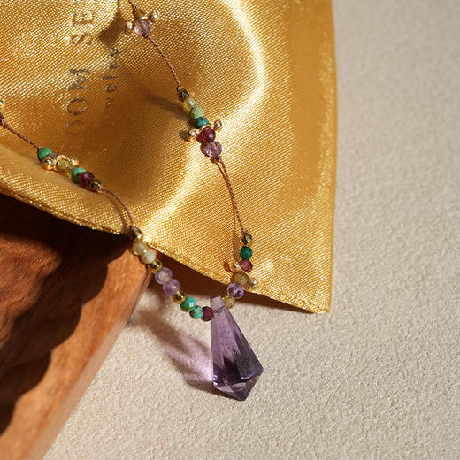 北京仓｜ROOM SERVICE-RAINBOW-水滴形 吊坠 项链［法国设计师］ 商品图1