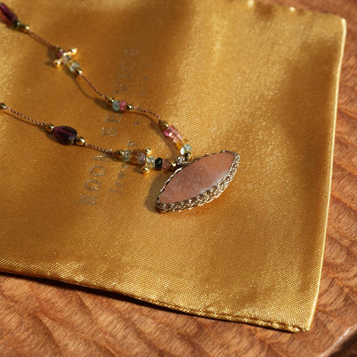 北京仓｜ROOM SERVICE-IRIS-石英石 眼睛形 吊坠 项链［法国设计师］ 商品图3