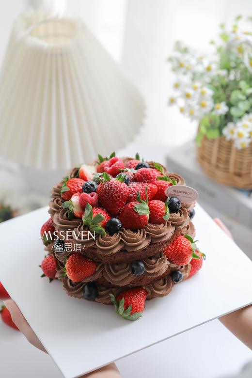 生巧草莓裸蛋糕 商品图3