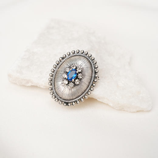 北京仓｜Dorothee sausset-VOLGA BROOCH 2-白色 托帕石 胸针［法国设计师］ 商品图0