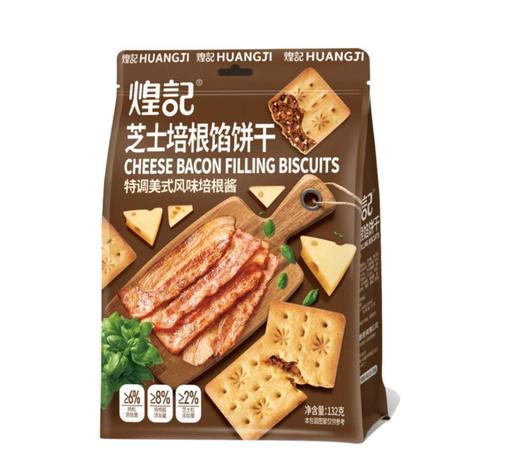 煌记芝士培根馅饼干132g 商品图0