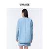 维修下架-VIMAGE纬漫纪内外可两穿休闲减龄时尚冬季新款保暖外套V2403114 商品缩略图4