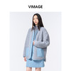 维修下架-VIMAGE纬漫纪内外可两穿休闲减龄时尚冬季新款保暖外套V2403114 商品缩略图3