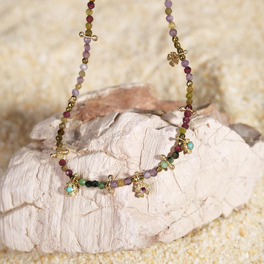 北京仓｜ROOM SERVICE-LUCKY-四叶草 流苏 项链［法国设计师］ 商品图1