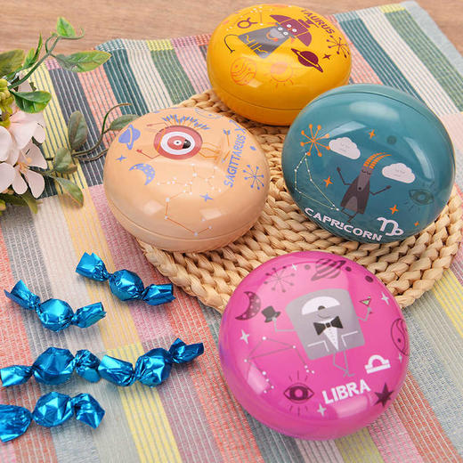 卡卡尼星座麦芽脆心巧克力制品30g/045549  精致奇趣小圆罐 商品图2