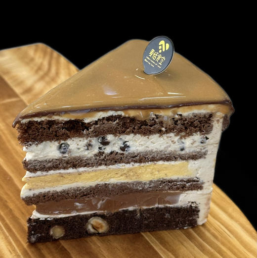 巧克力大王（约10点做好）咖啡酒奶油夹法芙娜脆珠 布蕾冻和生巧夹心 底部榛子布朗尼 商品图0