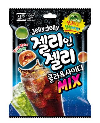 莉迩 西洲可乐雪碧味夹心软糖40g서주젤리인젤리콜라사이다믹스40g 商品图0