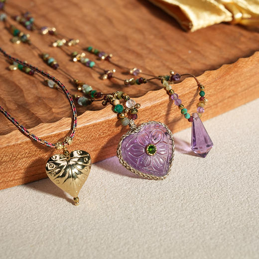 北京仓｜ROOM SERVICE-LUCKY HEART-心形 吊坠 项链［法国设计师］ 商品图2