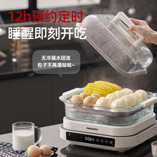 大宇多功能一体大功率不粘料理电蒸锅 一体双1 商品图3