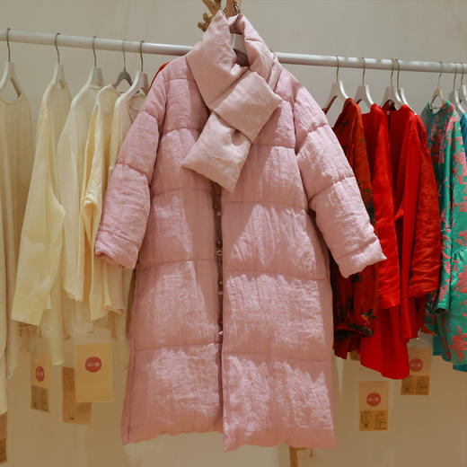 【抖音专属】新中式羽绒服（23803515B澜曦-奢定款） 商品图0