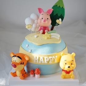 【维尼铁三角】叮当CAKE爆款儿童蛋糕-鲜果奶油蛋糕